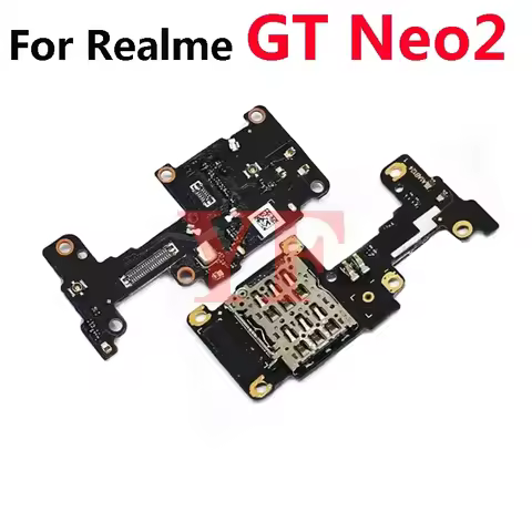 For Realme GT 6T Neo2 Neo3 Neo5 Reno Neo 2 3 5 RMX3370 SIM Card Mic Microphone SIM Deck Board Flex Cable Replacement Parts