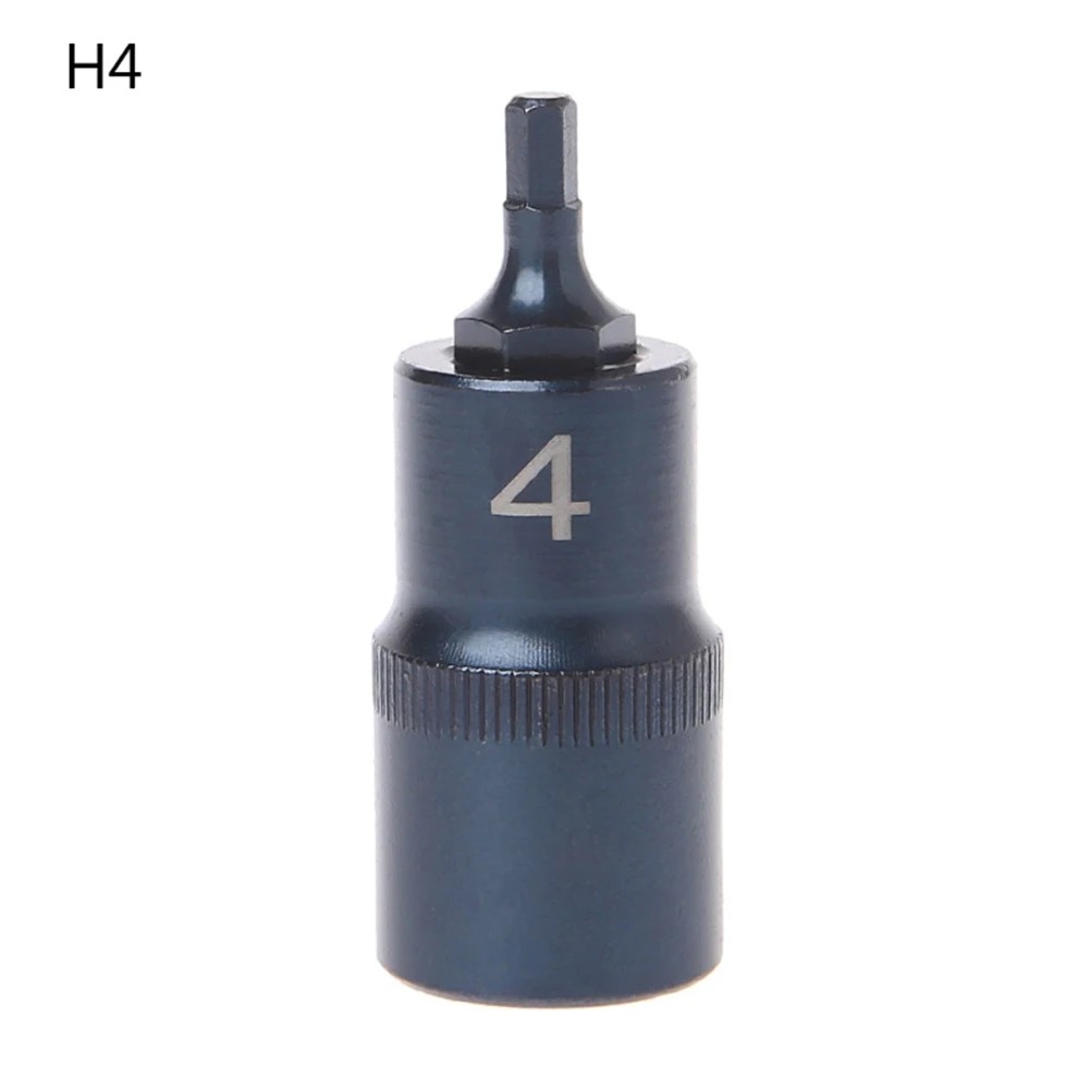 1/2 Inch Drive Hexagon Socket Wrench Bit for General Purpose Fastening Tasks H4 H5 H6 H7 H8 H10 H12 H14 H17 Metric Sizes