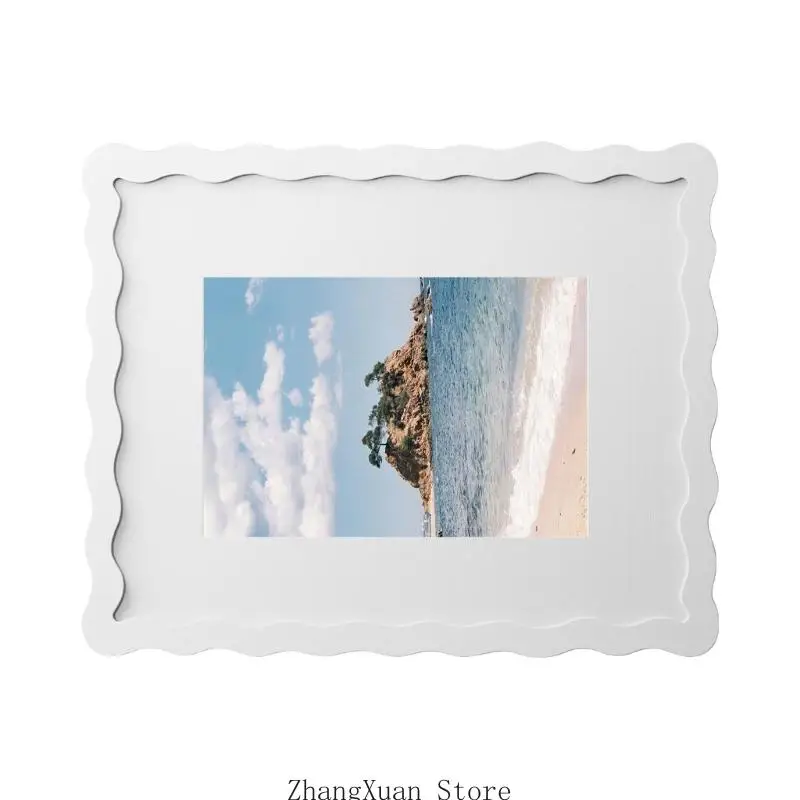 Dekorativer 8x10 Holzrahmen inklusive schwenkbarem Rückenclip für bequeme Nutzung 3XUF – Detail 4