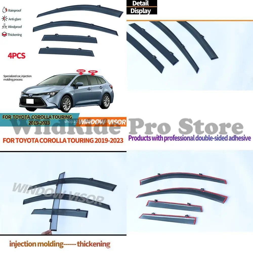 

1 set For Toyota Corolla Touring 2019+ Window Visor Rain Shield