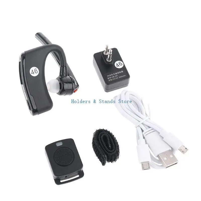 y4ue 2 Way Radio Walkie Talkie Bluetooth-Compatibe سماعة سماعة الأذن لـ UV-82 UV-5R