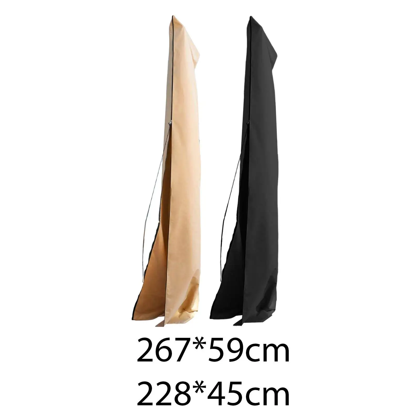 

Чехол для зонта для патио на молнии, пылезащитный, практичный, водонепроницаемый, для сада