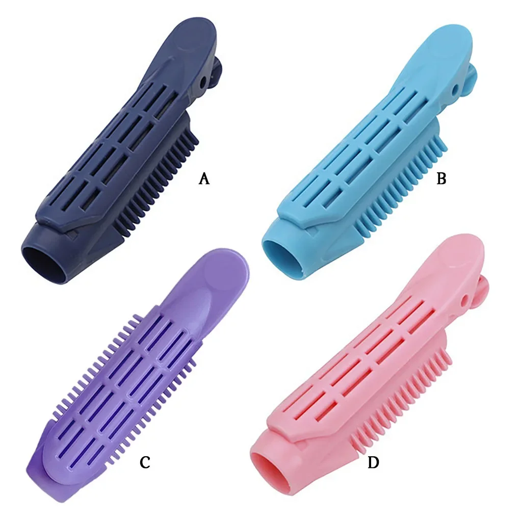 1 / Set of Hair Clip Curling Plastic Self-holding Curly Roots Fluffy Hair Clip Natural Fluffy Hair Clip Styling Accessories