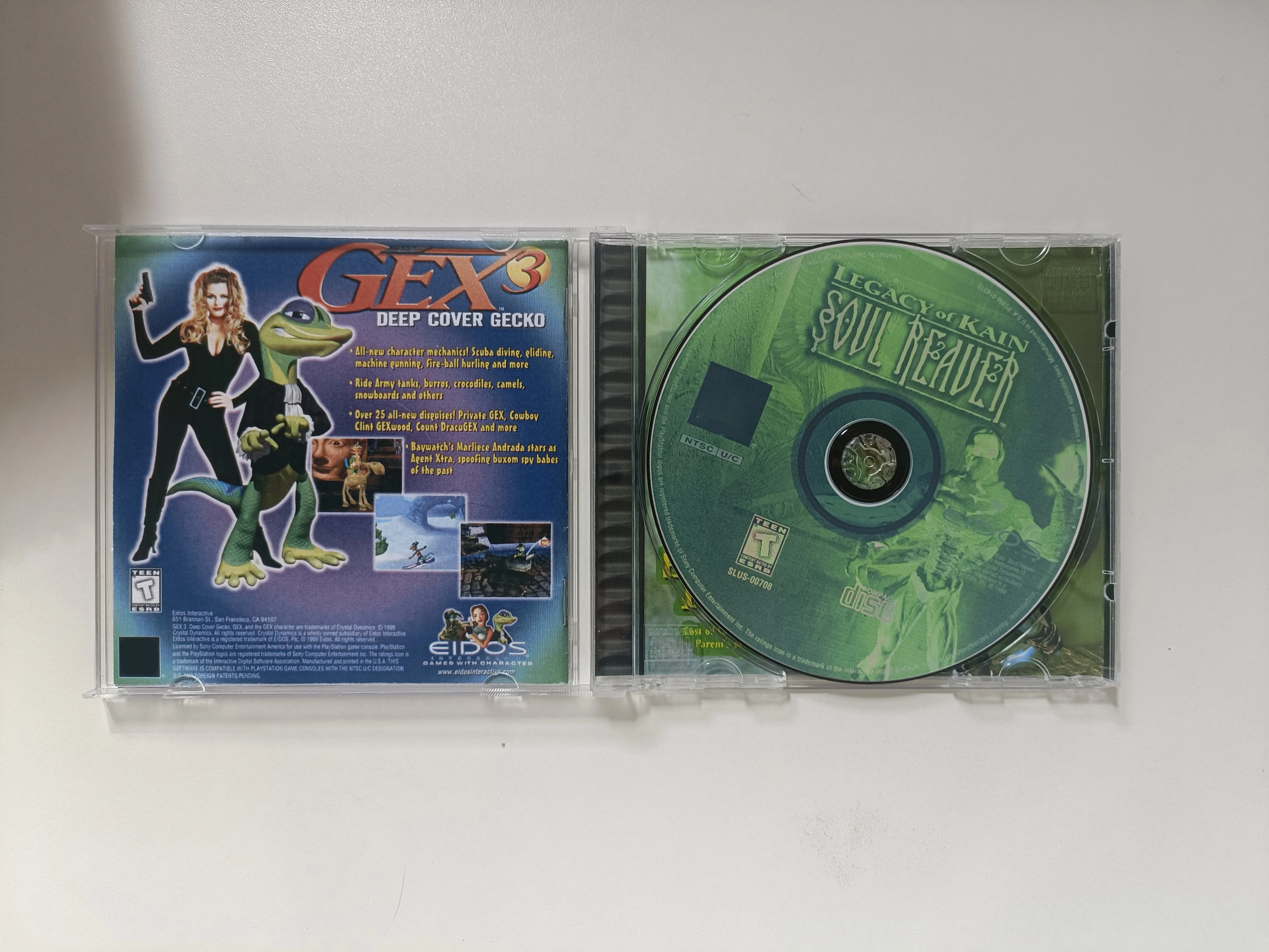 Soul reaverer-disco de juego de copia de PS1, consola de desbloqueo Manual, Station1, controlador óptico Retro, piezas de videojuegos