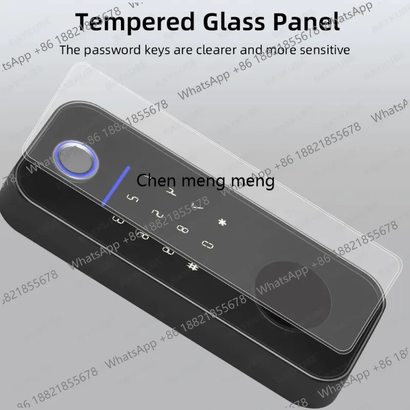 T3 TT Lock Digital Fingerprint Door Lock Deadbolt Lock with 60/70mm Latch Key/Password/Card/ TT  APP Remote Unlock