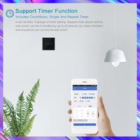 A98Z Wifi Smart Wall Light Switch 10A Glass Touch Panel Wireless Interuptor Wireless Remote Control