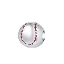 925 Sterling Silver Baseball Pendant Charm Fit Charms Bracelets Women DIY Jewelry Gift