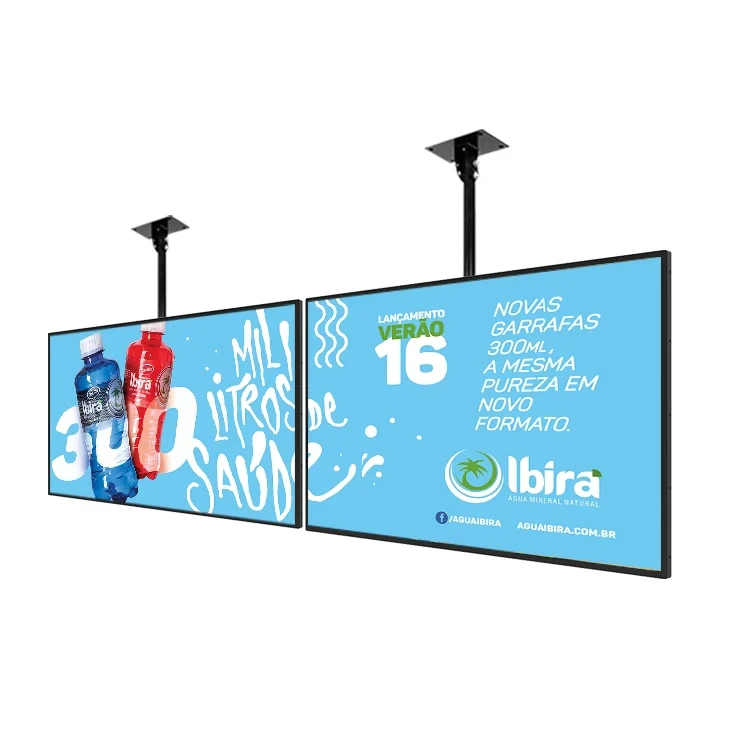 32 43 49 55 65 Inch 2K4K 300--700 Nits Commercial Wall Hanging Bracket Advertising Machine Digital Signage And Display