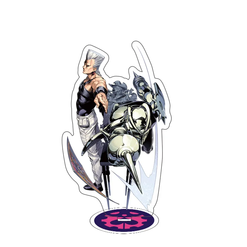 Anime Figure JoJo Bizarre Adventure Cute Cosplay Acrylic Stand Model Plate Desk Decor Standing Sign Keychain for Friend Gifts