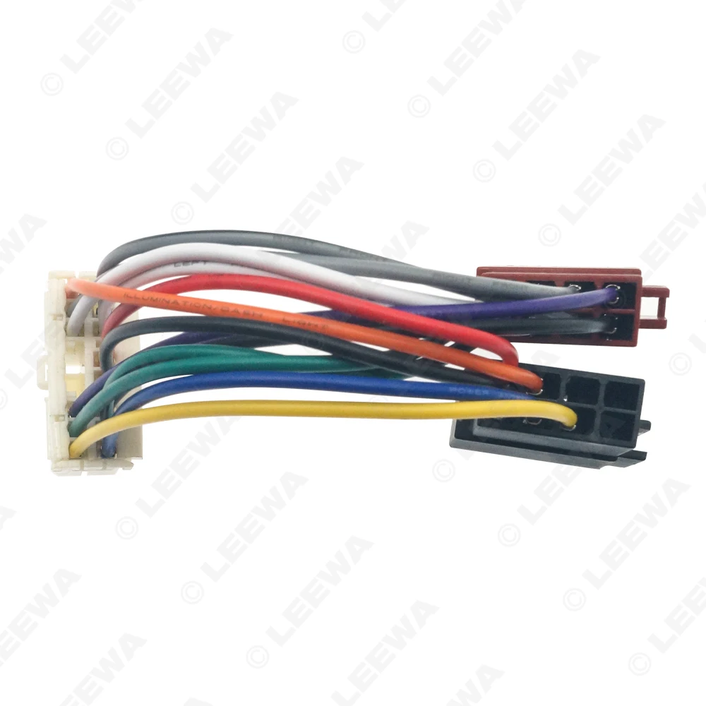 LEEWA Car Audio ISO Wiring Harness Adapter for Subaru 1992+ Renault Traffice 2014+ Radio Stereo ISO Head Units Wire Cable #7485