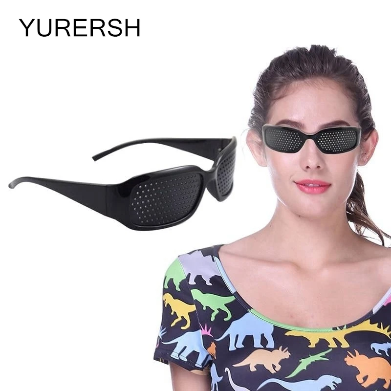 

YURERSH Anti Myopia Pin Hole Glasses Men Women Child Diopters Exercise Eyesight Pin Hole Reading Glasses Anti Fatigue очки Y69