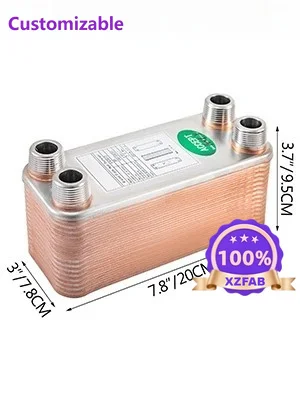 Factory Direct 2026 30 40 60 Plates Heat Exchanger Wort Chiller Stainless Steel Homebrew Brewing Beer Cooler Counterflow Chiller