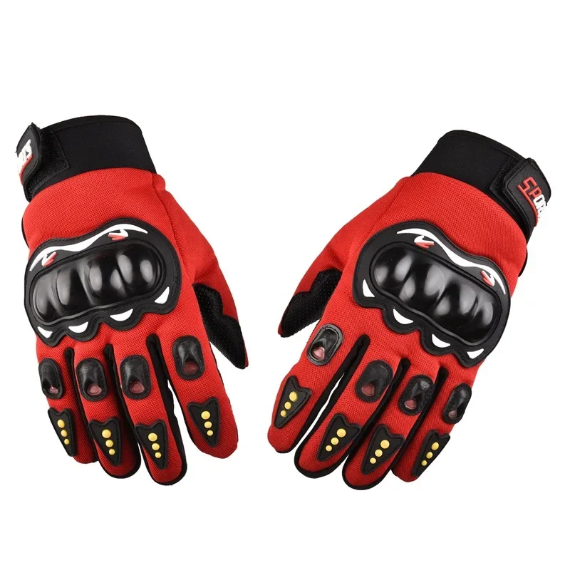 Guantes de motociclismo protección de articulaciones ciclismo Fitness al aire libre medio dedo carcasa dura