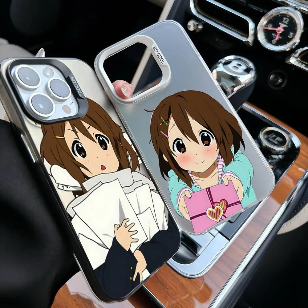 

Y-yui Hirasawa Kawaii Phone Case For IPhone 17 16 15 11 12 13 14 Pro Max 16 Plus 12 Mini 7 8 XR XS 15Pro MAX Cove