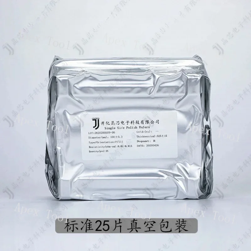 1 Piece 1-12 Inch Polished Silicon Wafers/High Purity Monocrystalline Silicon Electron Microscope Coating/Silicon Oxide Wafers