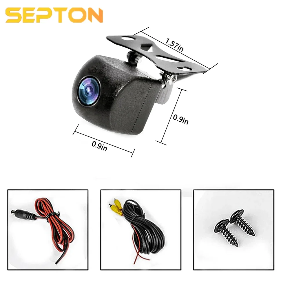 SEPTON Car Rear View Camera AHD  Backup Camera 170 Degree Wide Angle Night Version Waterproof Car Camera