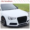 Carbon Faser Auto Frontschürze Lip Spoiler Schürze Splitter für Audi S5 B8.5 2012-2016 FRP Schwarz Racing Kinn lip 3PCS 2