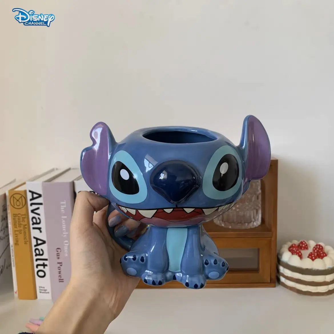 

Disney cute Lilo and Stitch Water Cup Stitch Ceramic Mug Cartoon Personalized Drinking Cup Birthday Gift Christmas Decoration