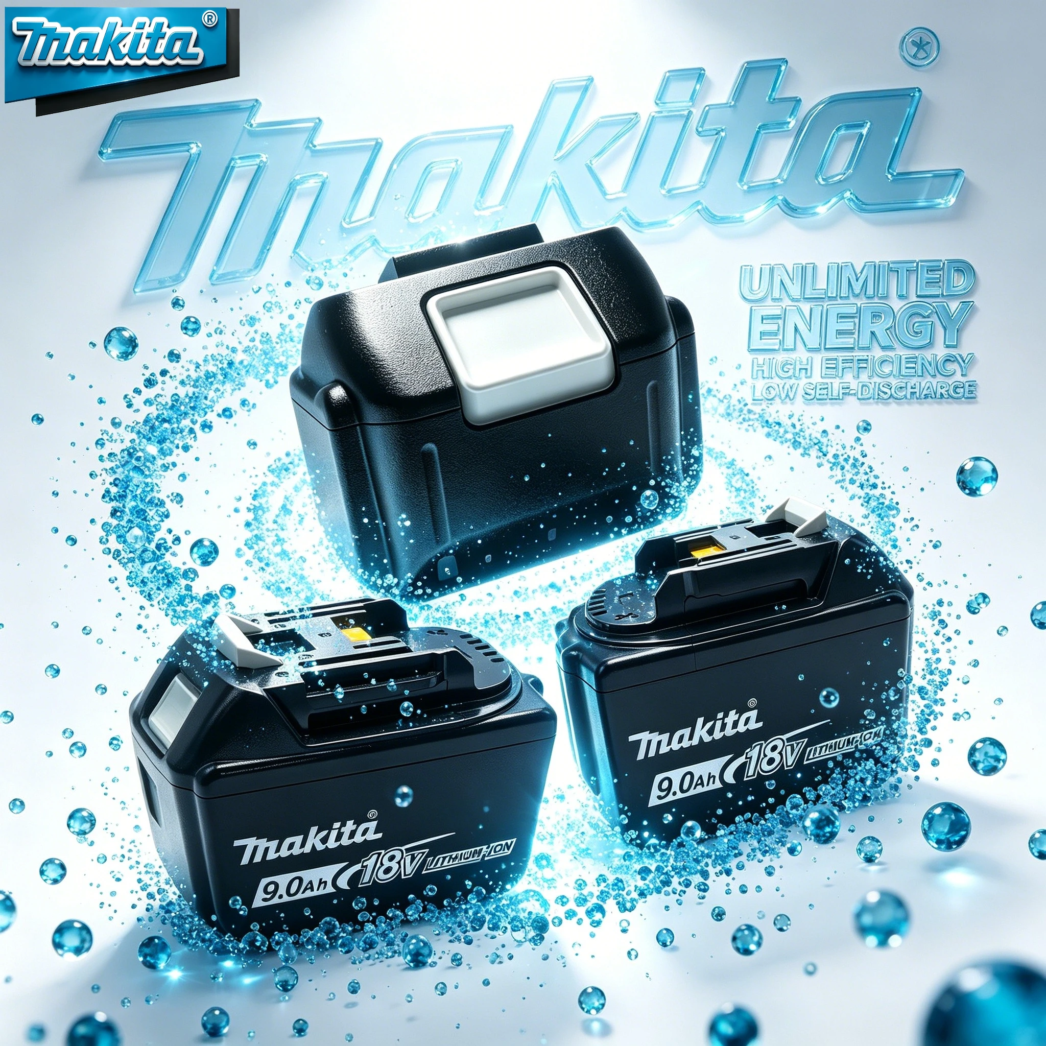 3 PAST Genuine Makita BL1890B 18V 9.0Ah Battery Built-in Smart BMS Overcharge Overheat Short Circuit Protection for LXT Tools
