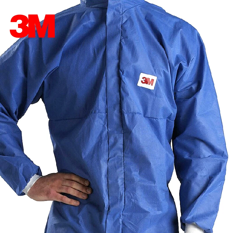 3M 4532+ Protective Coverall Anti-Radiation Anti-Dust Work Anti-Chemical Suit Spray Paint Anti-Static Laboratory Clothes Type5/6