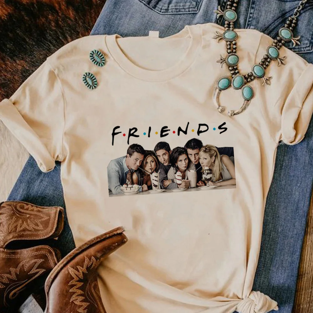 Friends Chandler Tee women streetwear designer t shirt girl streetwear anime comic clothes