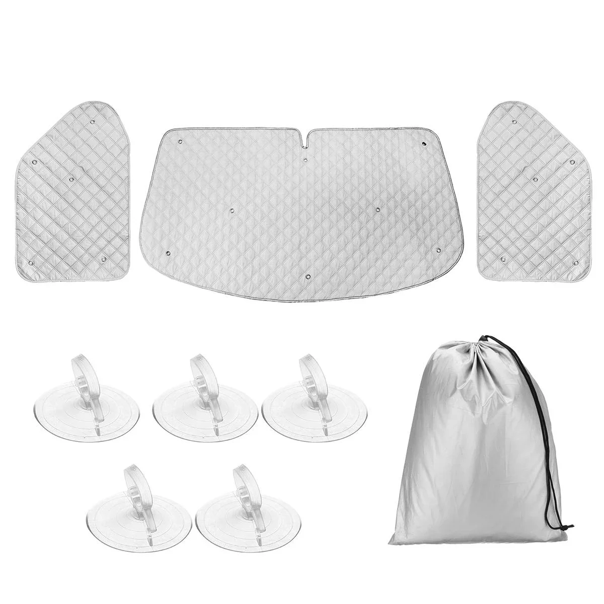 

3Pcs Set Windows ScreenCar Internal Thermal Windshield Cover Blind Lifting Window Sunshade Sun Visor For VW T4 1990-2003