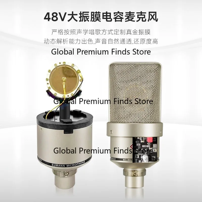 TLM103 Professional Condenser Microphone for Streaming Recording, Wired Computer Use Home Studio with Dedicated Sound Adjustment