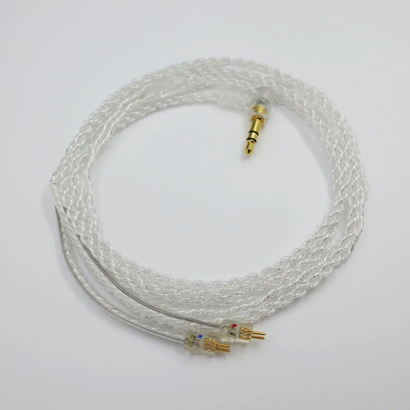 헤드폰 어댑터 0.78MM 2 핀 실버 도금 오디오 케이블 JH13 16 W4r UM3X 1964 헤드폰 4.19