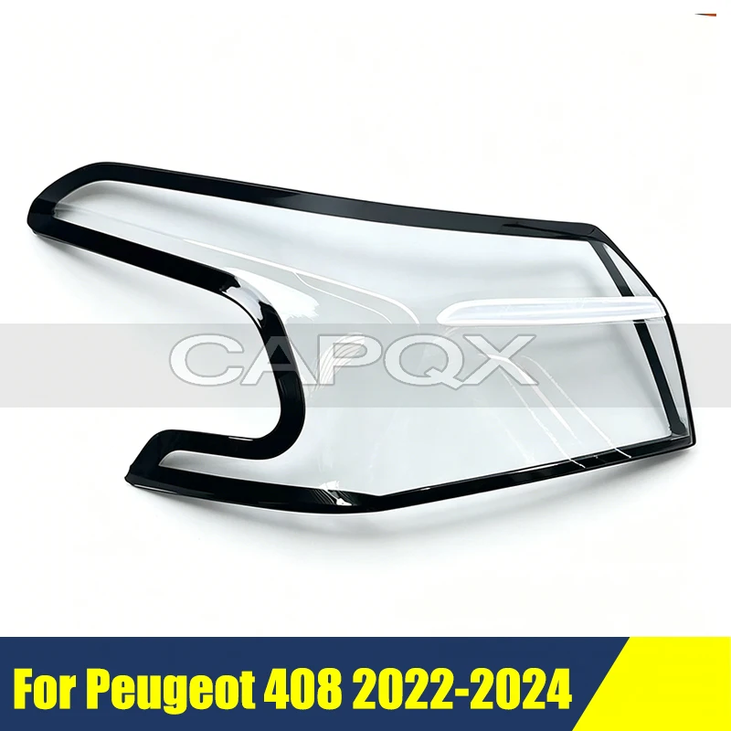 

Rear Taillight Shell For Peugeot 408 2022-2024 Outer Brake Light Taillamp Shell Glass Lens Rear Shell Cover