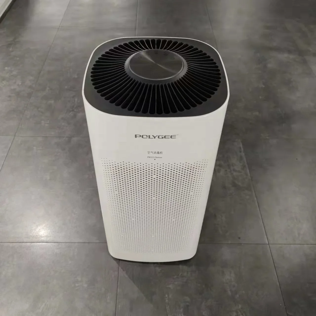 Elektrostatischer Desktop-Luftreiniger mit Polygee Smart Filter
