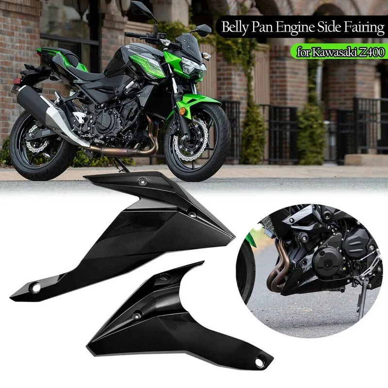 Z400 Bellypan Engnine Panel Belly Pan Lower Cowl Cover Fairing  for Kawasaki Z 400 2018-2023 2020 2021 22 Motorcycle Accessories