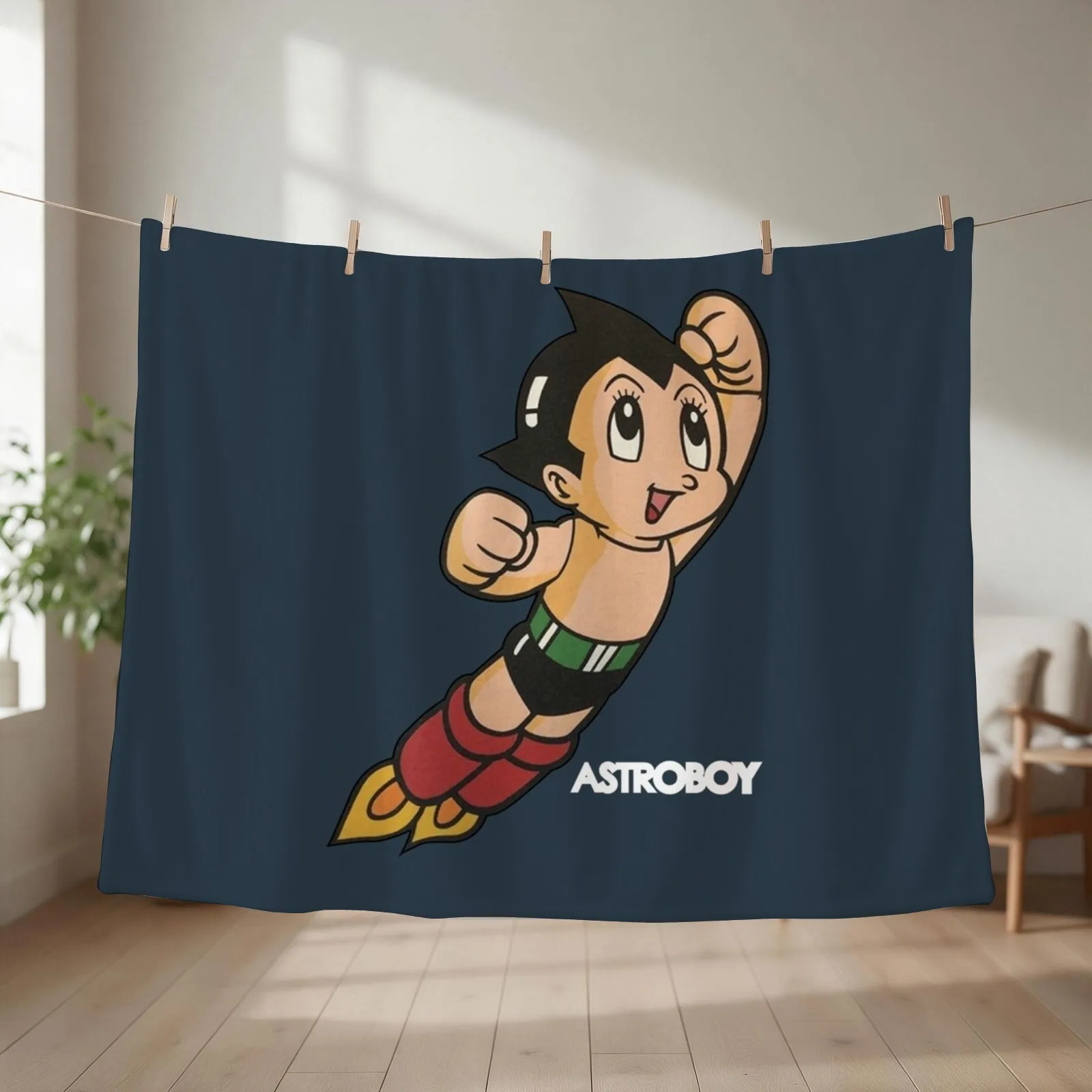 Vintage Astroboy Anime Robot Show Astro Boy Space Art Childhood Cartoon Manga Throw Blanket Winter beds sofa bed Blankets