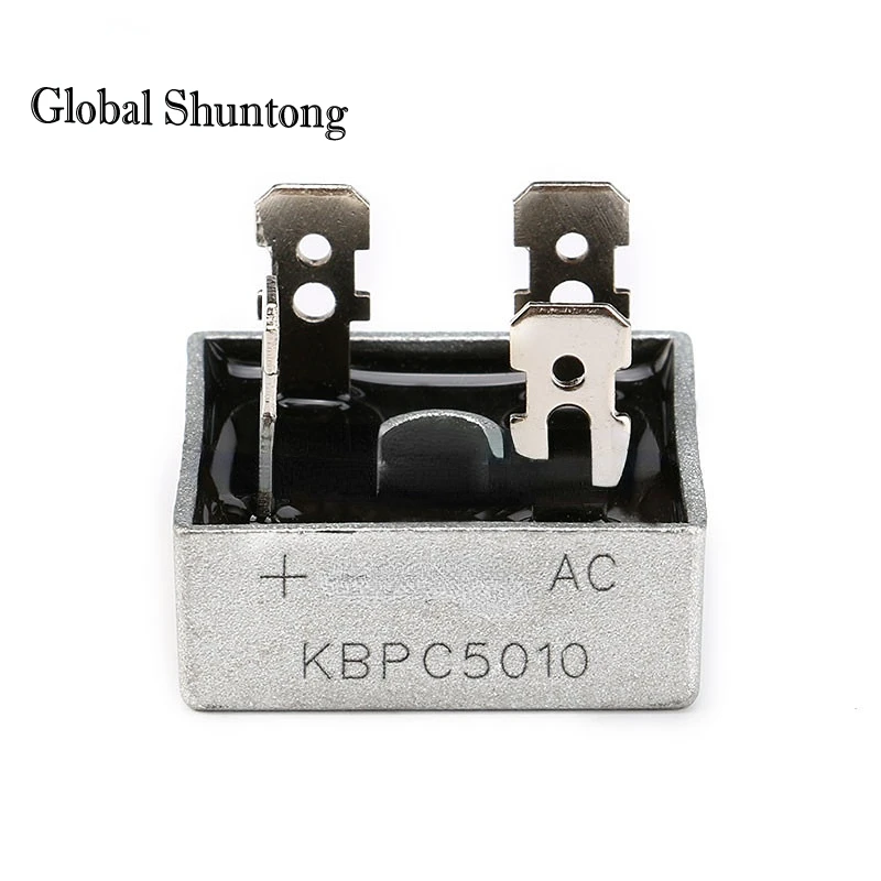 5Pcs KBPC5010 5010 50A 1000V Diode Bridge Rectifier Kbpc5010 Elektronische Componenten