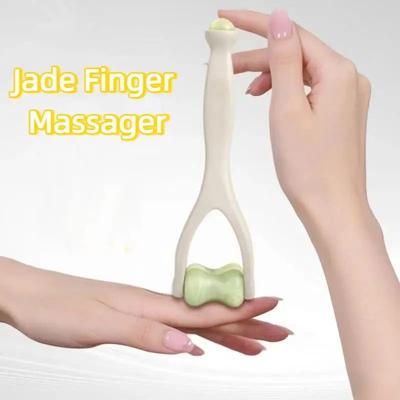 

Finger Massager Dual-Row Roller Design Easy Use Relieve Finger Fatigue Promote Blood Circulation Portable Roller Finger Massager
