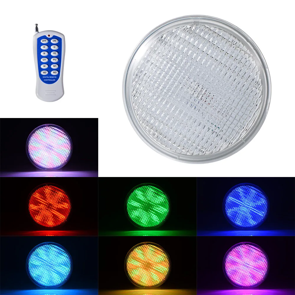 RGB Pool Light AC12V 20/36/45W IP68 Underwater Warm White Led Lamp Waterproof Pond Lights Swimming Spotlight Lighting