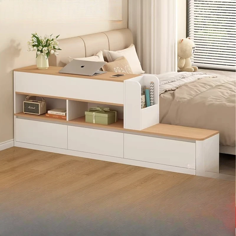 New bedside table bedside table shelf household bedroom side cabinet long locker narrow cabinet bedside cabinet