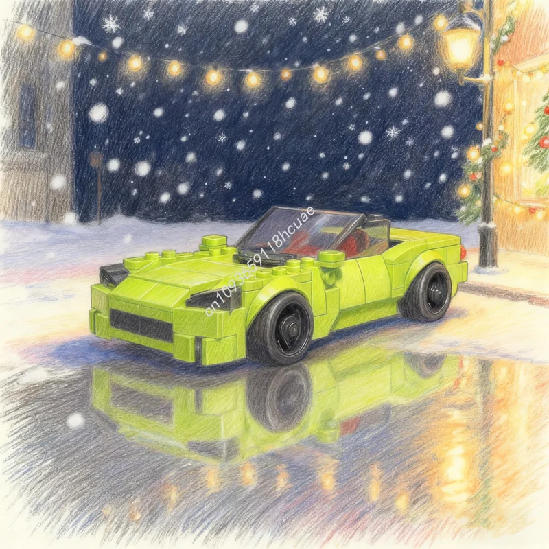 

260 шт. MOC Jp автомобили городские чемпионы супер модель автомобиля строительные блоки игрушки архитектура DIY рождественские подарки творческое образование