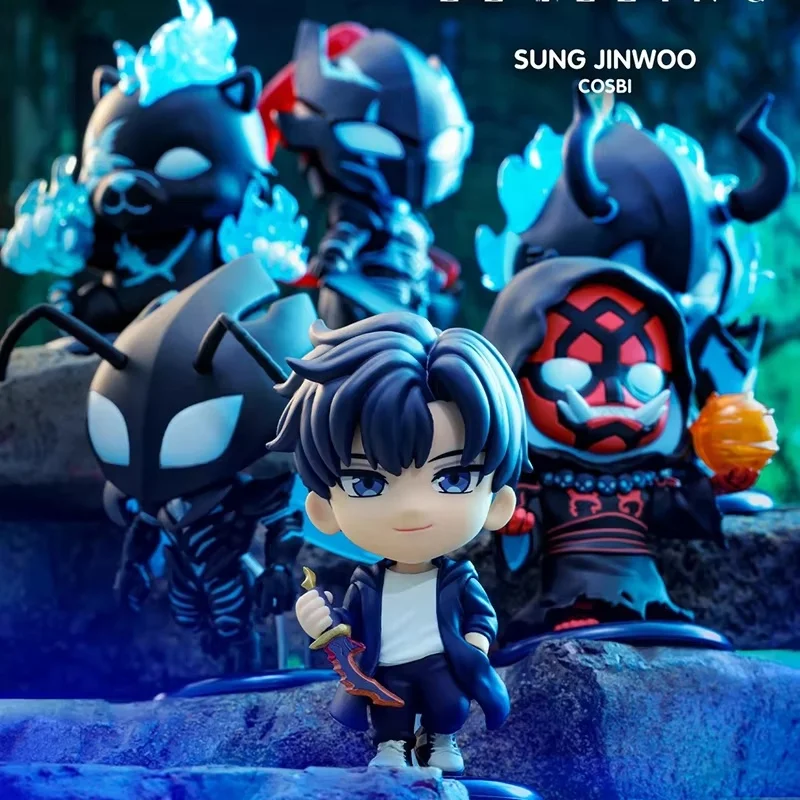 Коллекционная мини-фигурка Hot Toys Solo Leveling Cosbi Blind Box из ПВХ, декор для стола, загадочная игрушка-сюрприз, подарок для фанатов