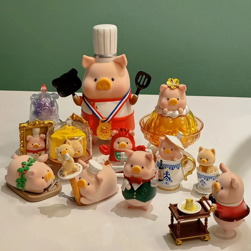

Аутентичная серия LuLu Pig Five Star Restaurant, слепая коробка, плюшевая модная игровая коллекция, ценные инструменты, подарок ручной работы для друзей