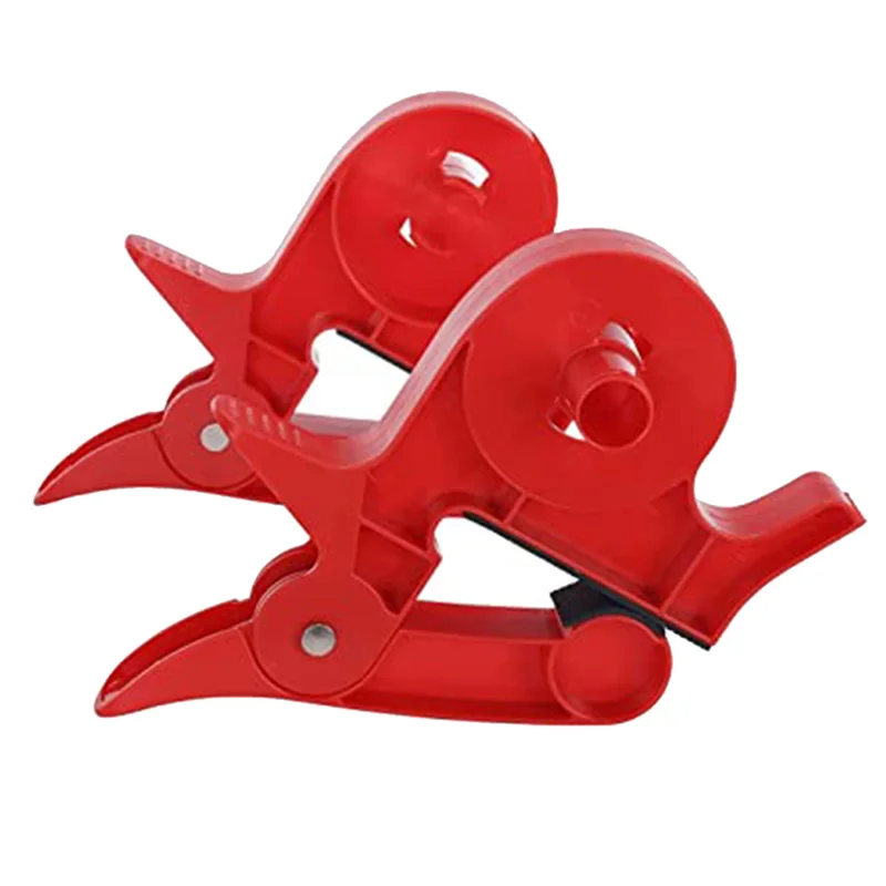 Soporte de cinta de 2 uds., abrazadera de mesa de papel para envolver Navidad, herramienta de embalaje de regalo de mesa, dispensador de cinta para envolver Navidad