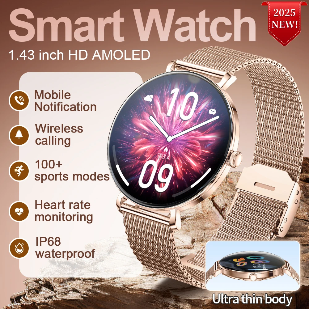 LIGE Fashion Ultra Thin Women Watches 1.43