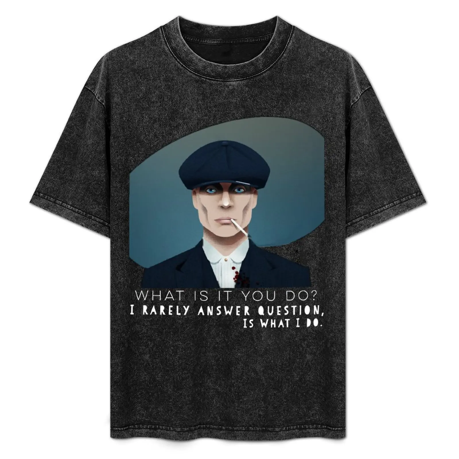 

I Rarely Answer Questions Is What I Do(whitetext) T-Shirt vintage anime shirt anime clothes black t-shirts for men
