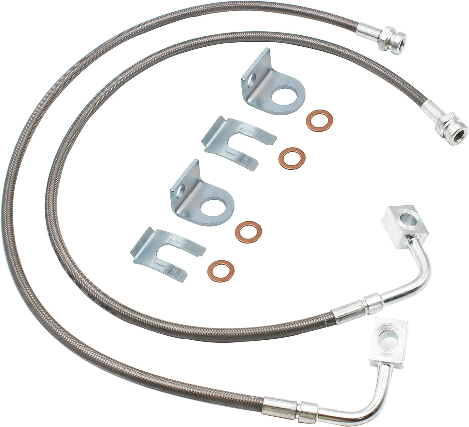 

Extended Front Stainless Brake Lines Replacement for 07-18 Jeep Wrangl*er JK 4-6" Lift