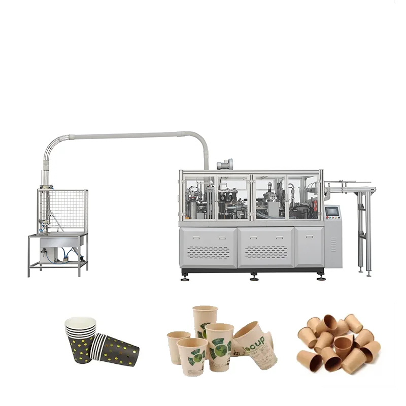 High Speed 3 12oz Paper Cup Making Machine Price Widely Using Takeaway Paper Cups Forming Processing Production Line Price