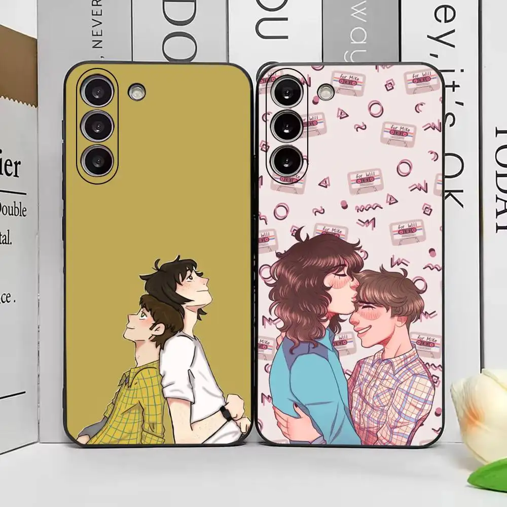 Byler Hot Movie Artistic Phone Case For Samsung Galaxy A73,A72,A71,A70,A53,A52,A51,Others Soft Black Cover