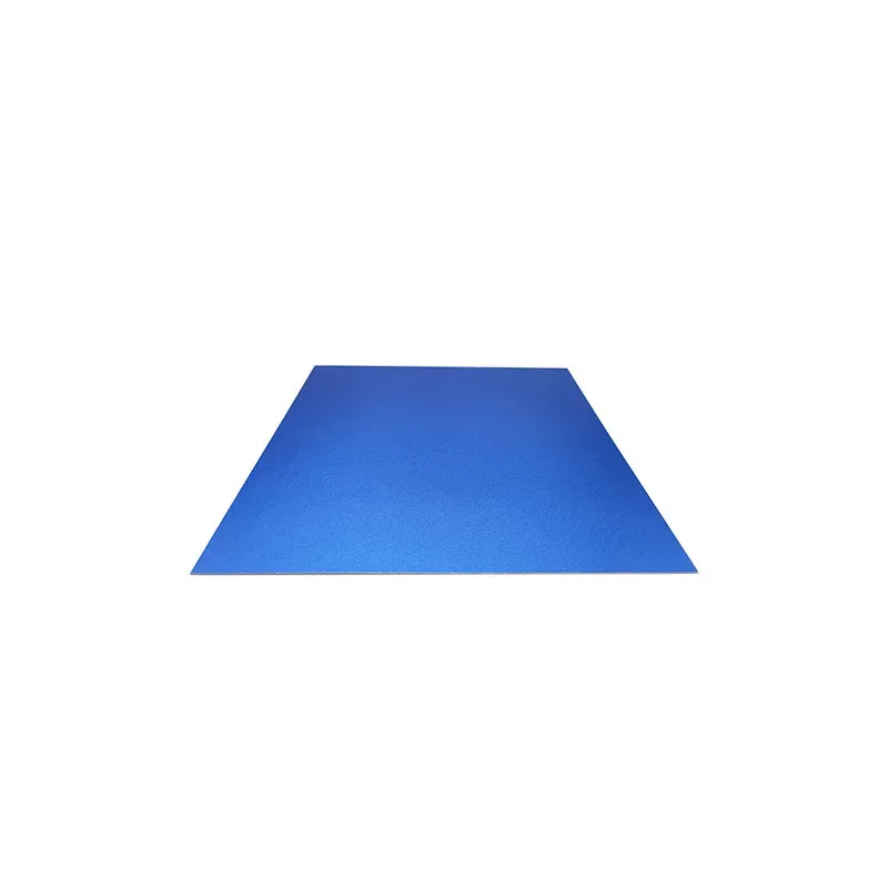 5052 Aluminum Sheet Blue Sandblast Finish Anodized Plate 0.1/0.5/1.0/1.2-2mm Thick Custom Size