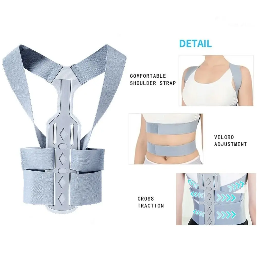 

Регулируемый пояс для коррекции осанки, удобный корректор осанки для тела, прямые плечи, дышащий