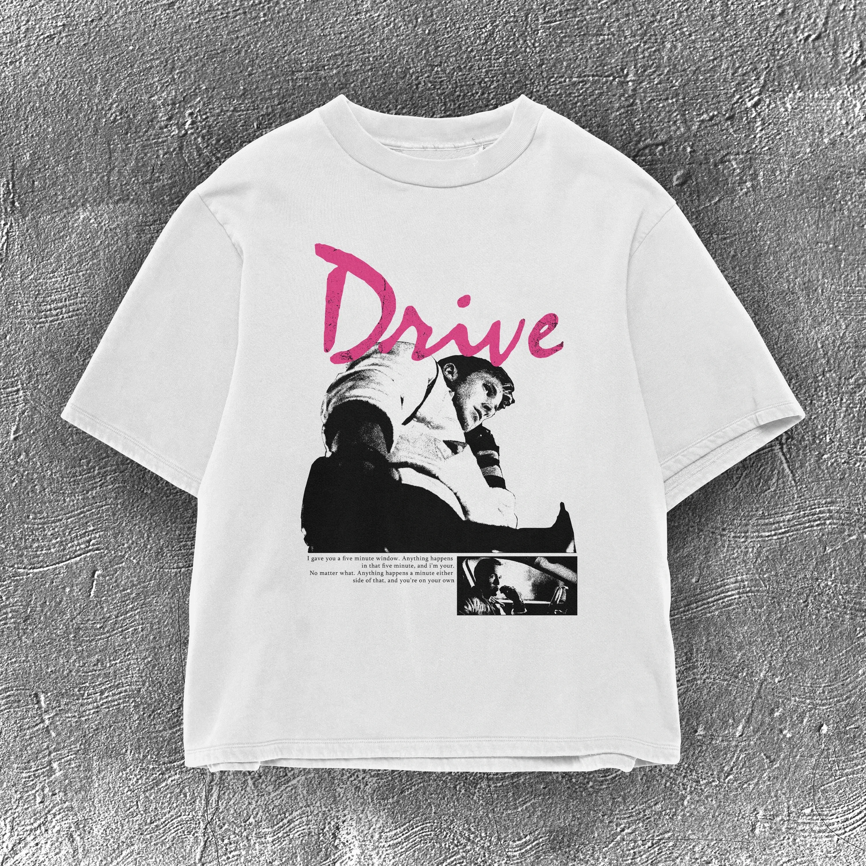 Vintage Drive T-Shirt | Ryan Gosling Graphic Shirt | 2000s Film Mxxn Snow