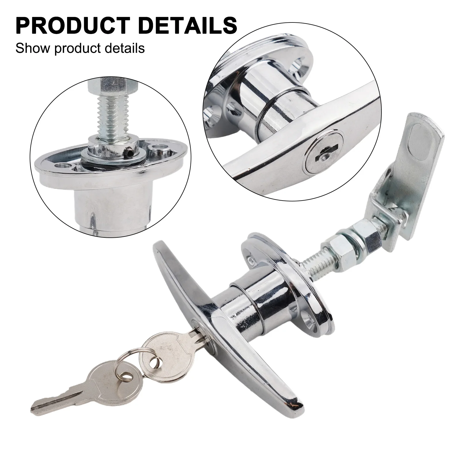 Lock Kit Camper Attachment Keyed Lock Kit Package Content Product Name Secure Locking Mechanism T Handle Lock Kit