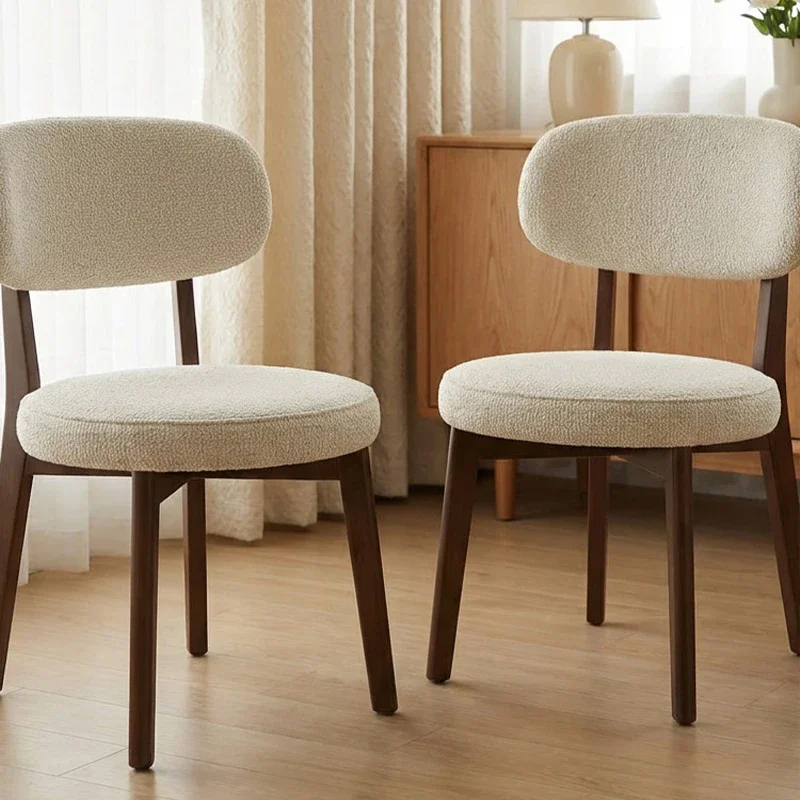 yes1set Chair Cover Thickened Velvet Curved Back Protective Cover Round Stool Cover Dining Chair Cover